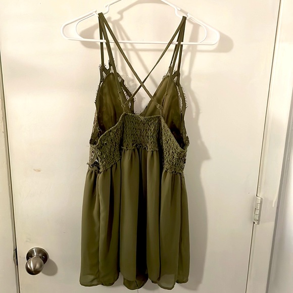 Dark green romper - Picture 2 of 2